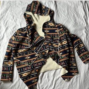 Double Zero Cozy White Fleece Jacket